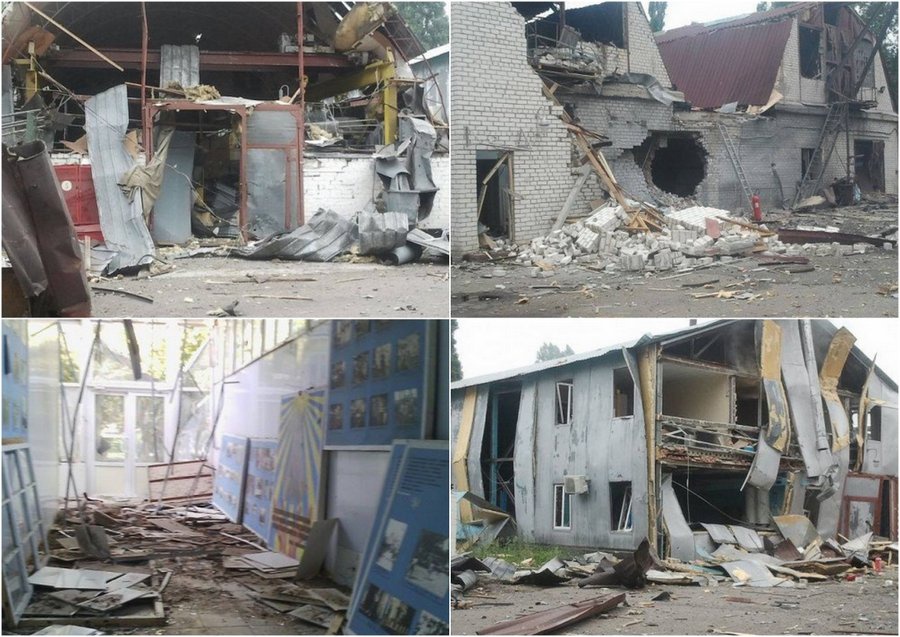 Луганскиот авијационен ремонтен завод - Украина во кој беа сервисирани македонските хеликоптери сега е целосно уништен