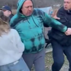 Апсењето на Гоце Ѓорѓиевски | Фото: Скриншот