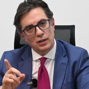 Фотографија од претседателот Стево Пендаровски