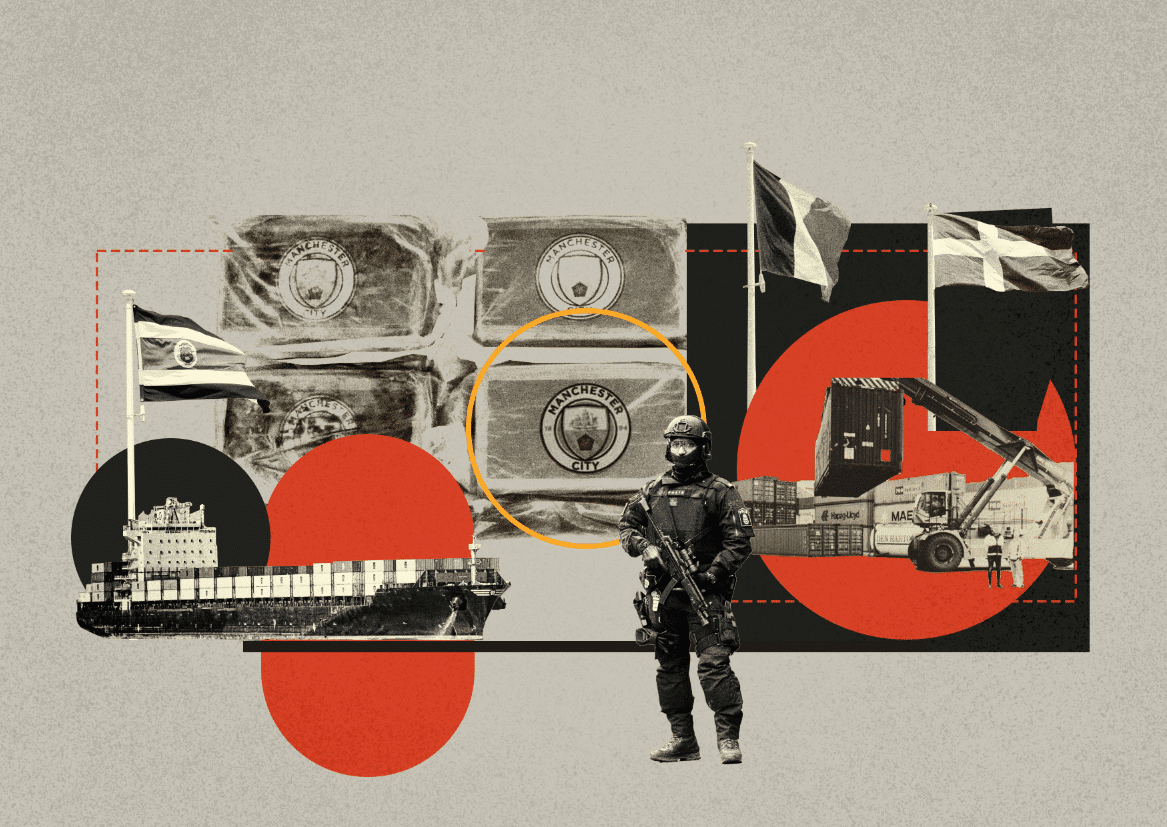 Кражба на кокаин открива албански врски со трговија на дрога во Шведска Илустрација од Јургена Тахари за БИРН