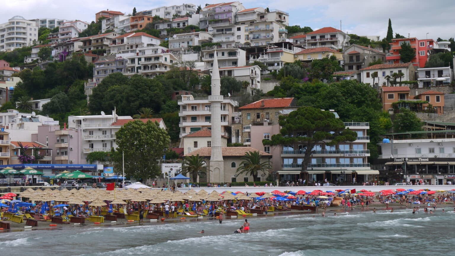 Фотографија на која се гледа градот Улцињ Фото: Wikipedia Commons
